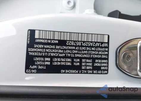 2023 Porsche Macan Gts z USA, uszkodzony, nr VIN WP1AF2A52PLB57822